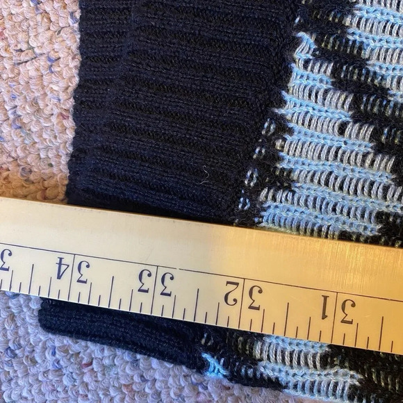 NOBO Southwestern Duster Cardigan Sweater Aztec Knit Artsy Women M Grunge Y2K - Picture 4 of 10